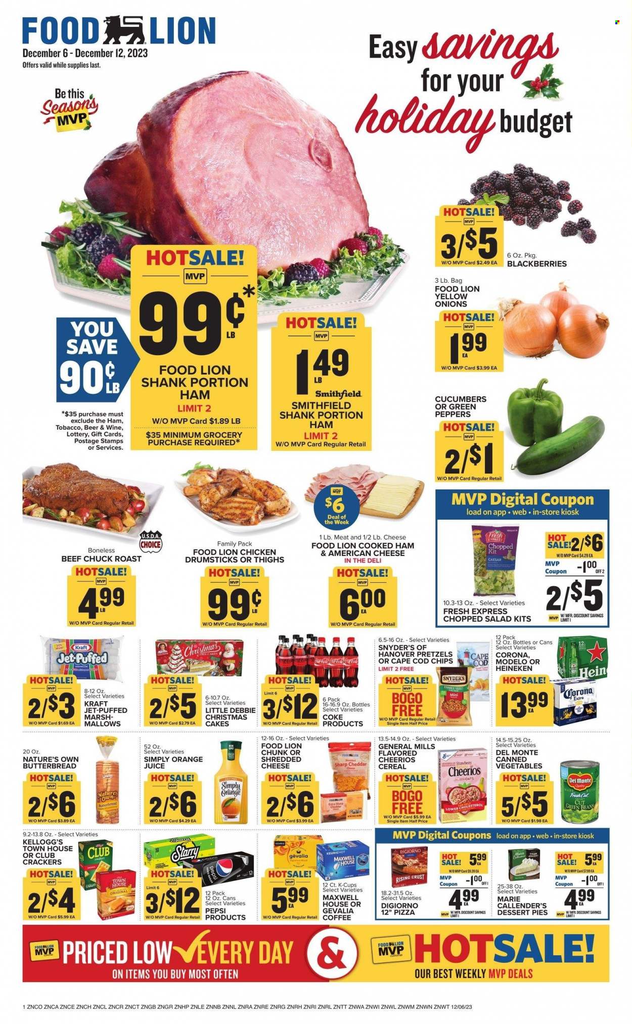Food Lion ad - 12/06/2023 - 12/12/2023. Page 1
