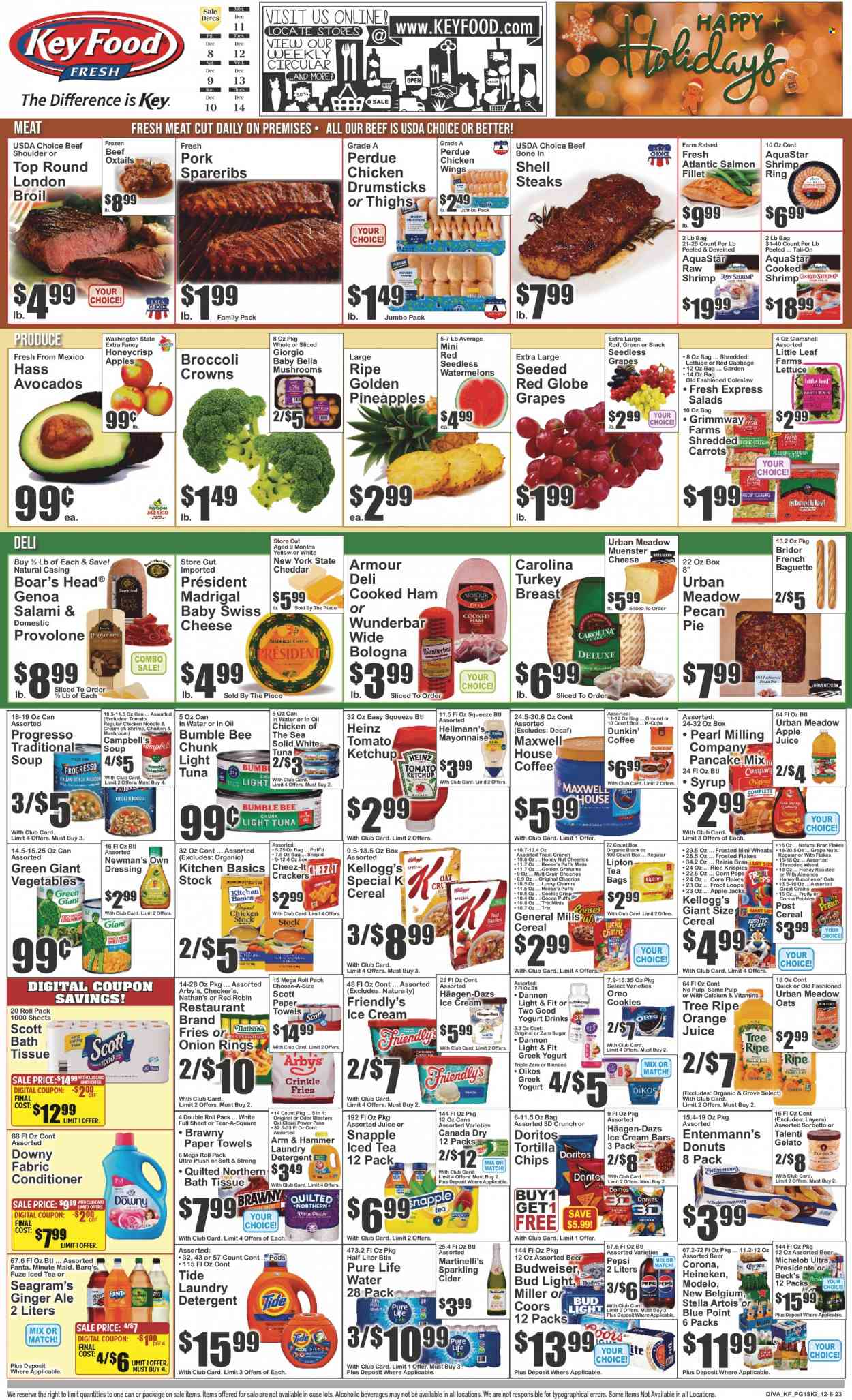 Key Food ad - 12/08/2023 - 12/14/2023. Page 1