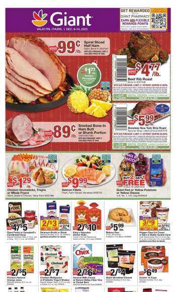 Giant Food Flyer - 12/08/2023 - 12/14/2023.