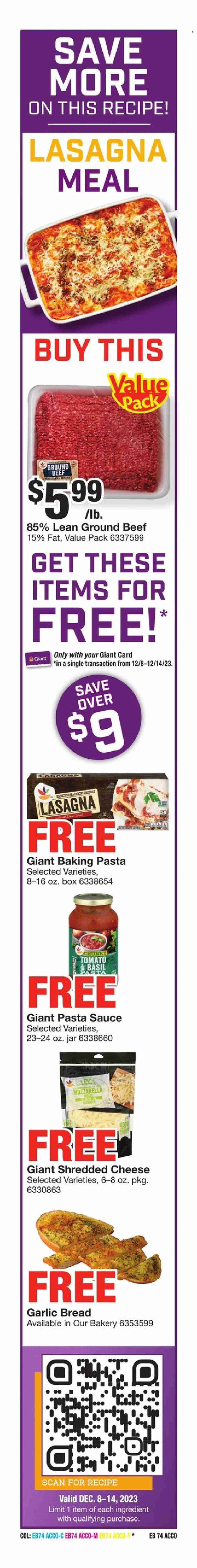 Giant Food ad - 12/08/2023 - 12/14/2023. Page 12