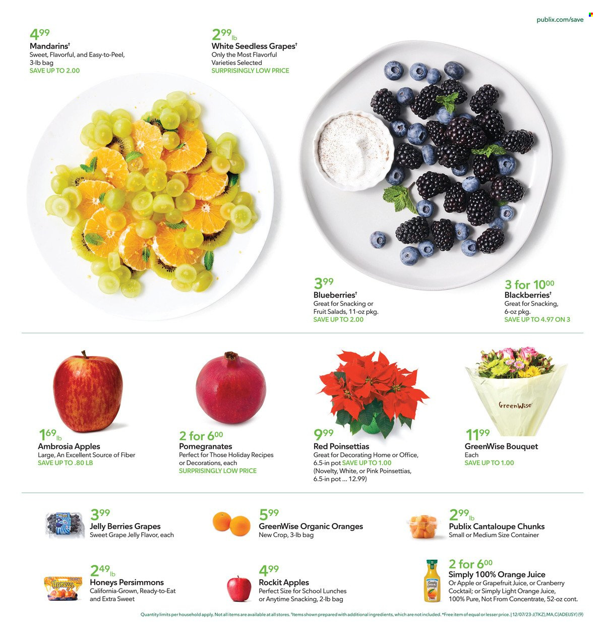 Publix ad - 12/07/2023 - 12/13/2023. Page 9