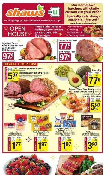 Shaw’s Flyer - 12/08/2023 - 12/14/2023.