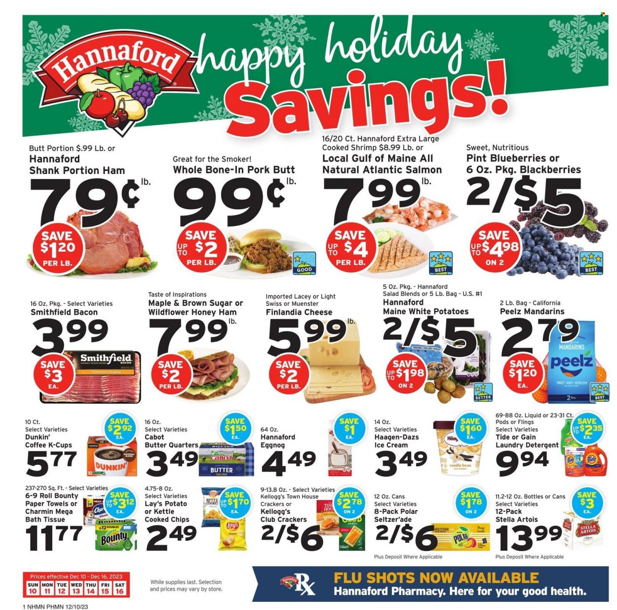 Hannaford ad - 12/10/2023 - 12/16/2023. Page 1