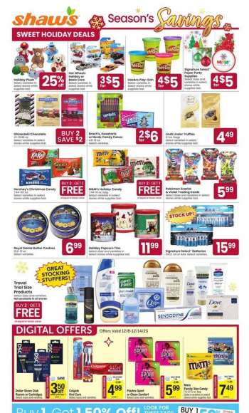 Shaw’s Flyer - 12/08/2023 - 12/14/2023.