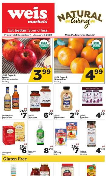 Weis Flyer - 12/07/2023 - 01/03/2024.