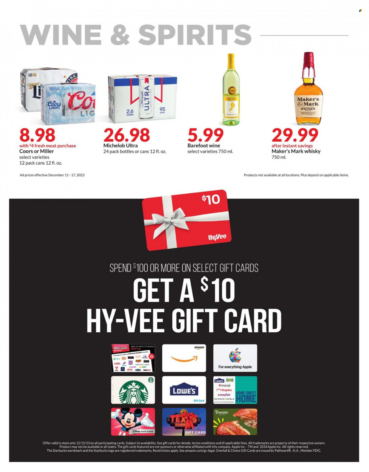Hy-Vee ad - 12/11/2023 - 12/17/2023. Page 8