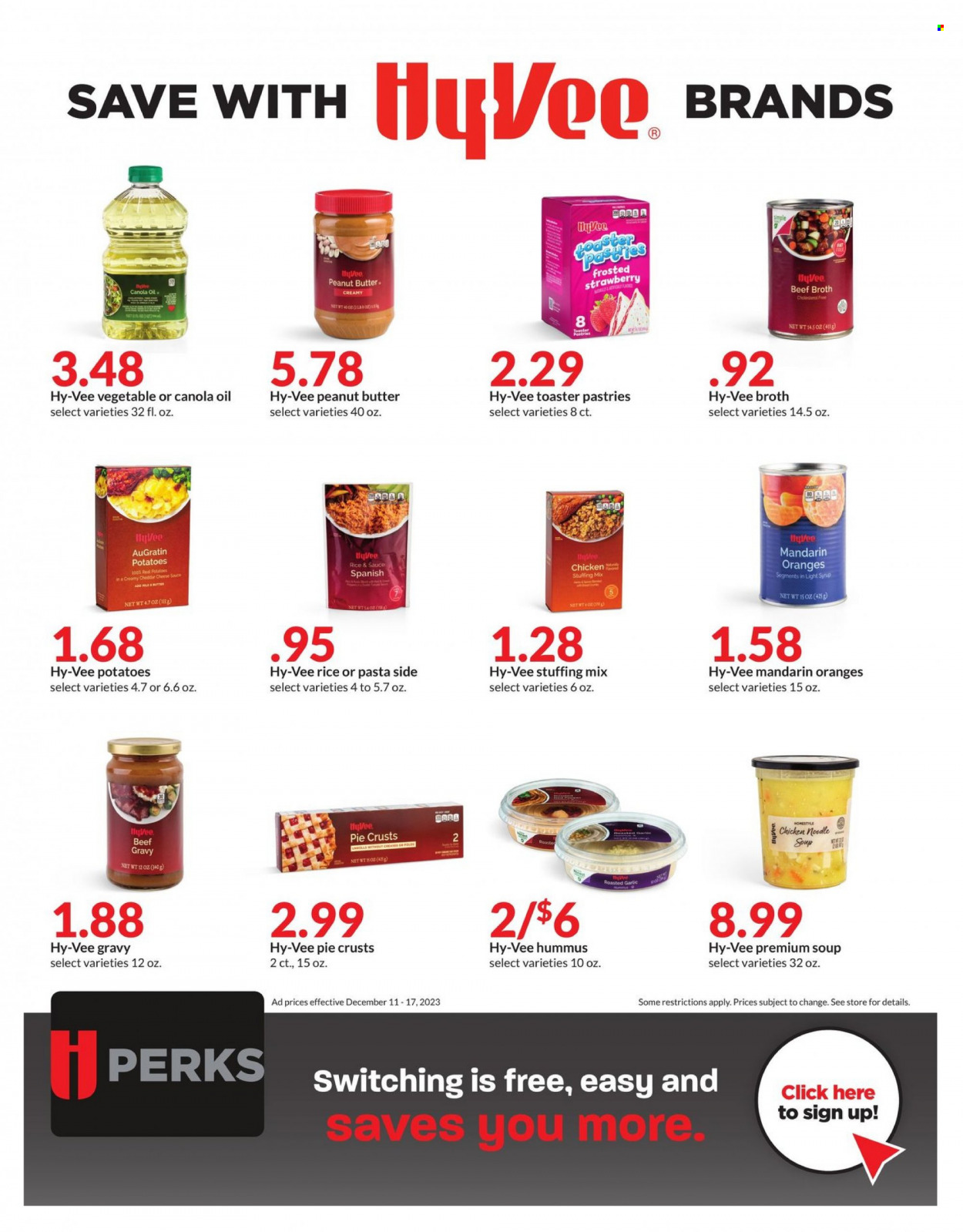 Hy-Vee ad - 12/11/2023 - 12/17/2023. Page 14