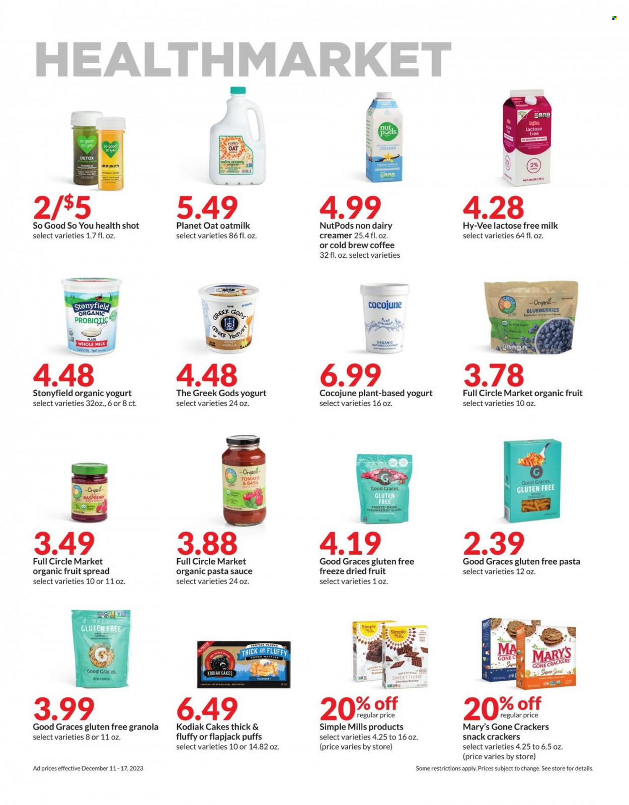 Hy-Vee ad - 12/11/2023 - 12/17/2023. Page 20