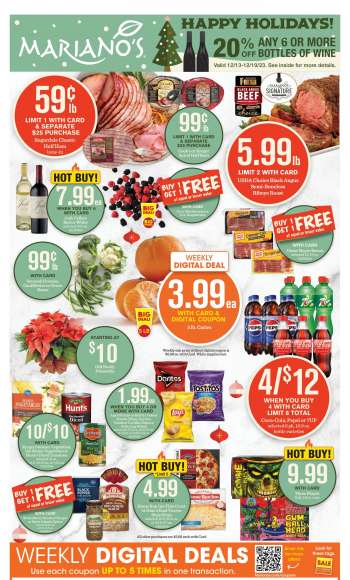 Mariano’s Flyer - 12/13/2023 - 12/19/2023.