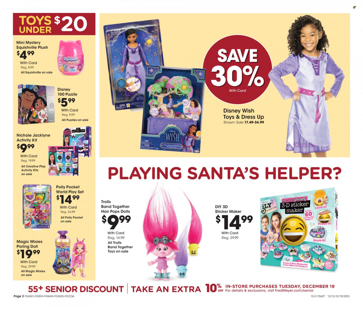 Fred Meyer ad - 12/13/2023 - 12/19/2023. Page 2