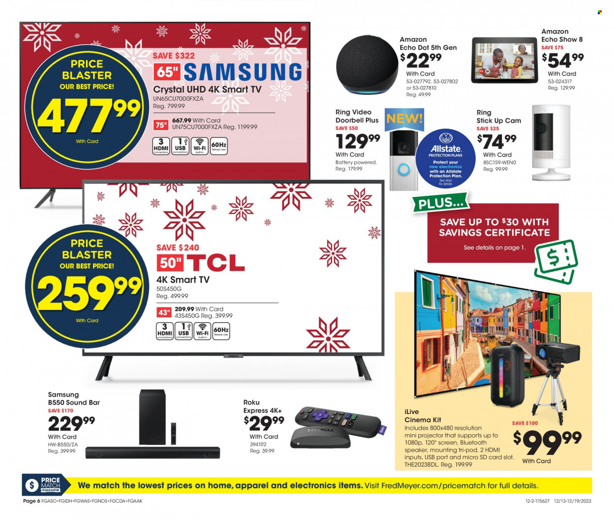 Fred Meyer ad - 12/13/2023 - 12/19/2023. Page 6