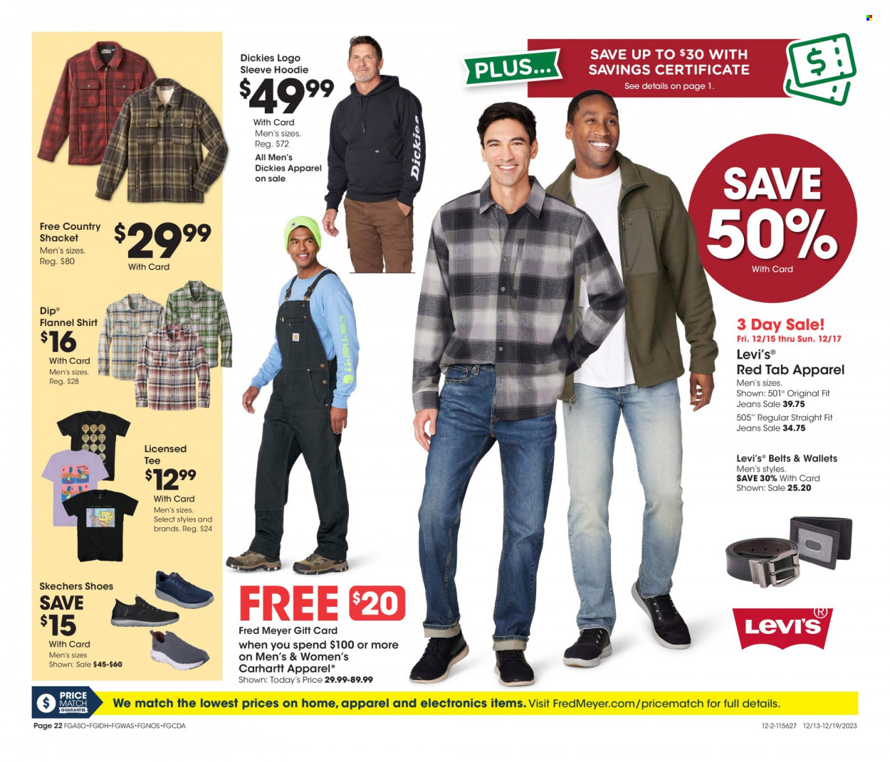 Fred Meyer ad - 12/13/2023 - 12/19/2023. Page 22