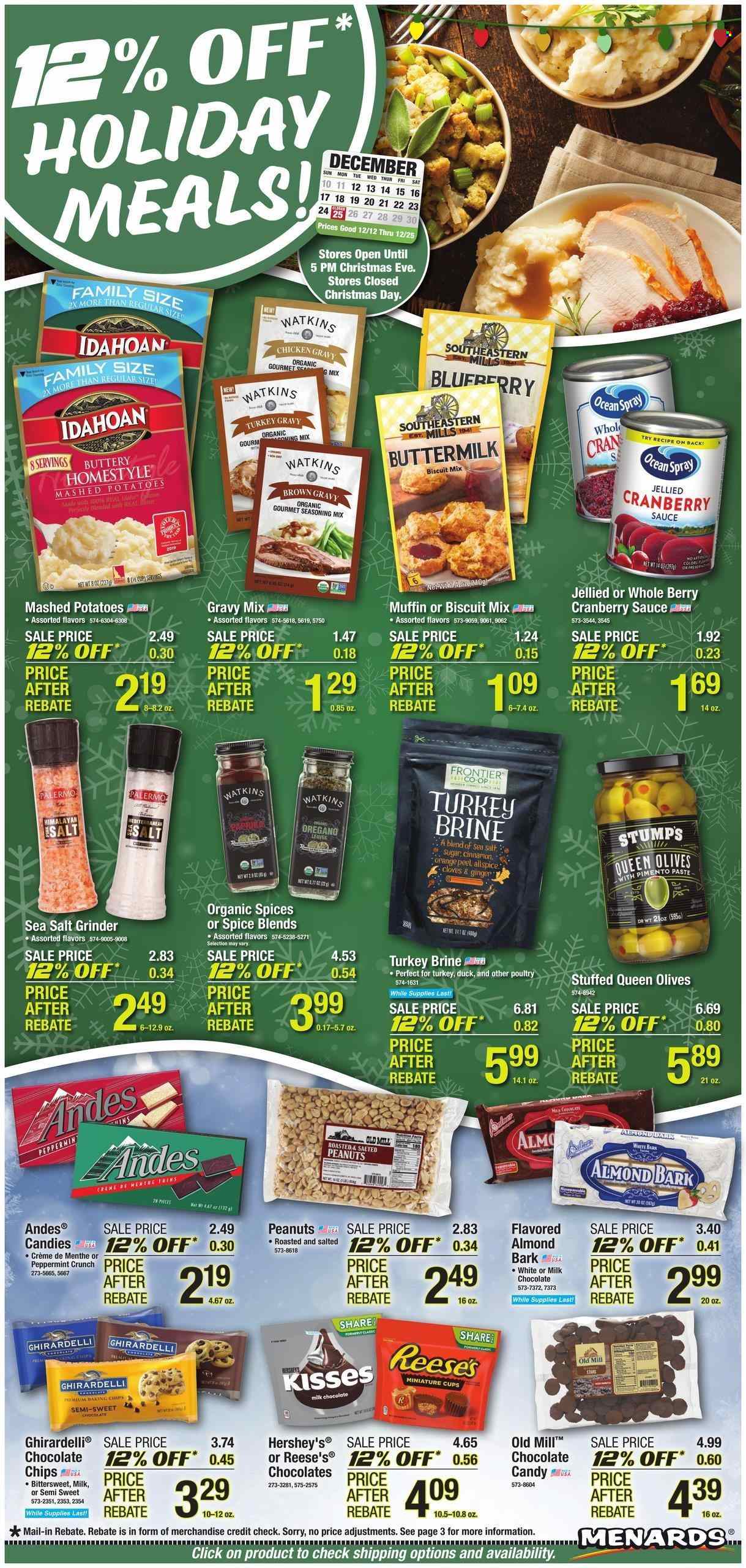 Menards ad - 12/12/2023 - 12/25/2023. Page 1