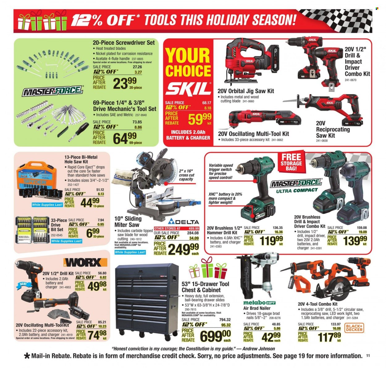 Menards ad - 12/12/2023 - 12/25/2023. Page 13