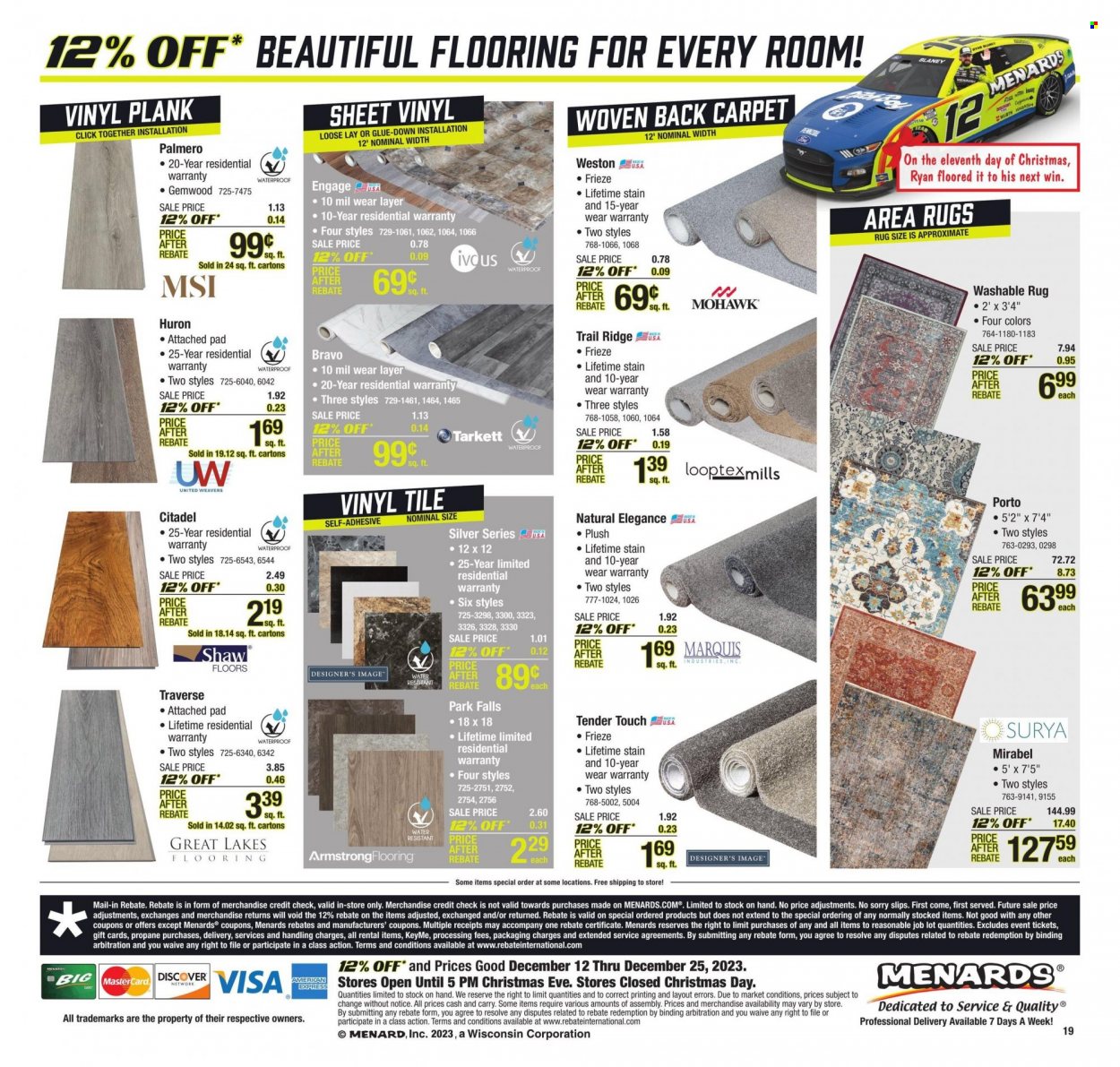 Menards ad - 12/12/2023 - 12/25/2023. Page 27