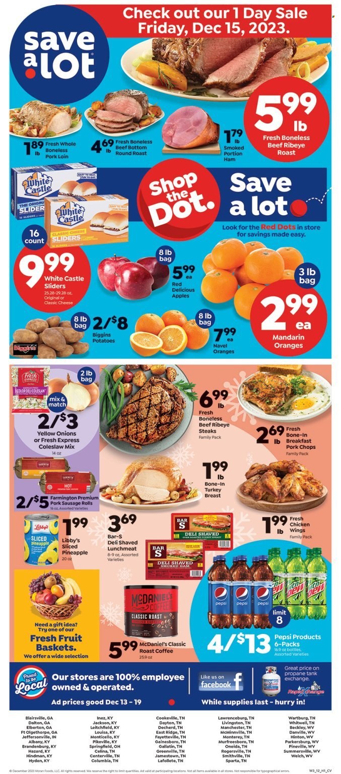 Save a Lot ad - 12/13/2023 - 12/19/2023. Page 1