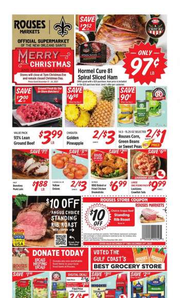 Rouses Markets Flyer - 12/13/2023 - 12/24/2023.