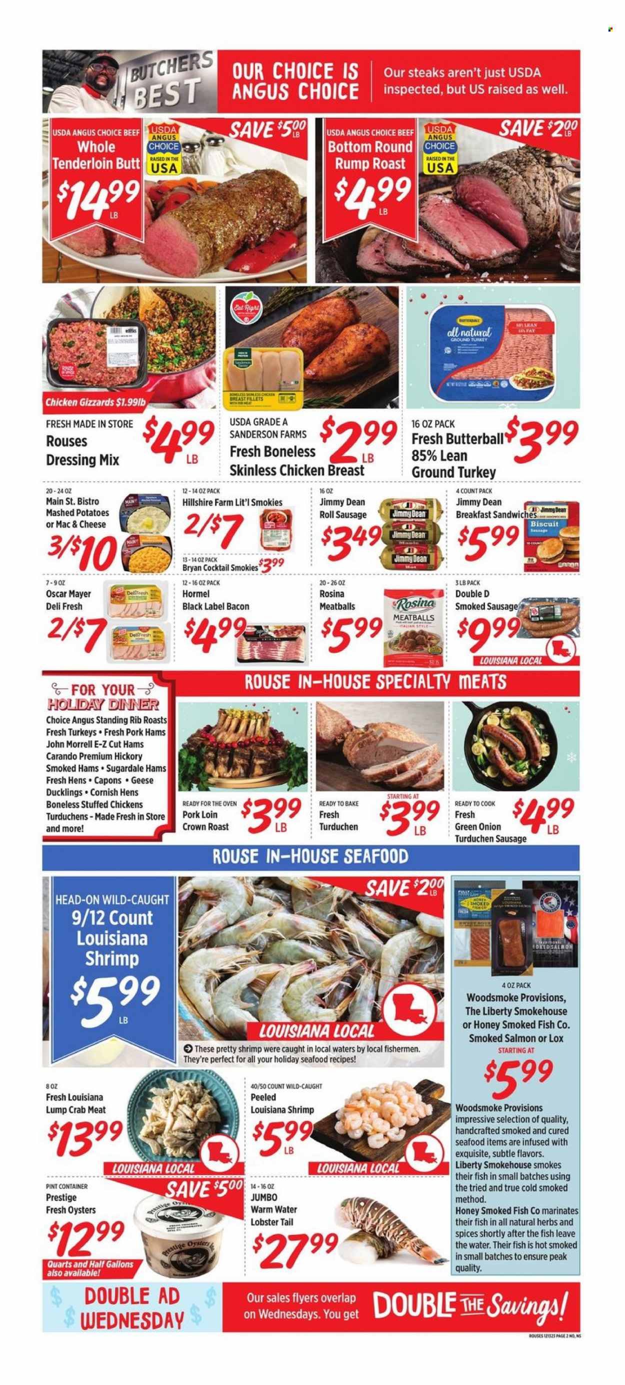 Rouses Markets ad - 12/13/2023 - 12/24/2023. Page 2