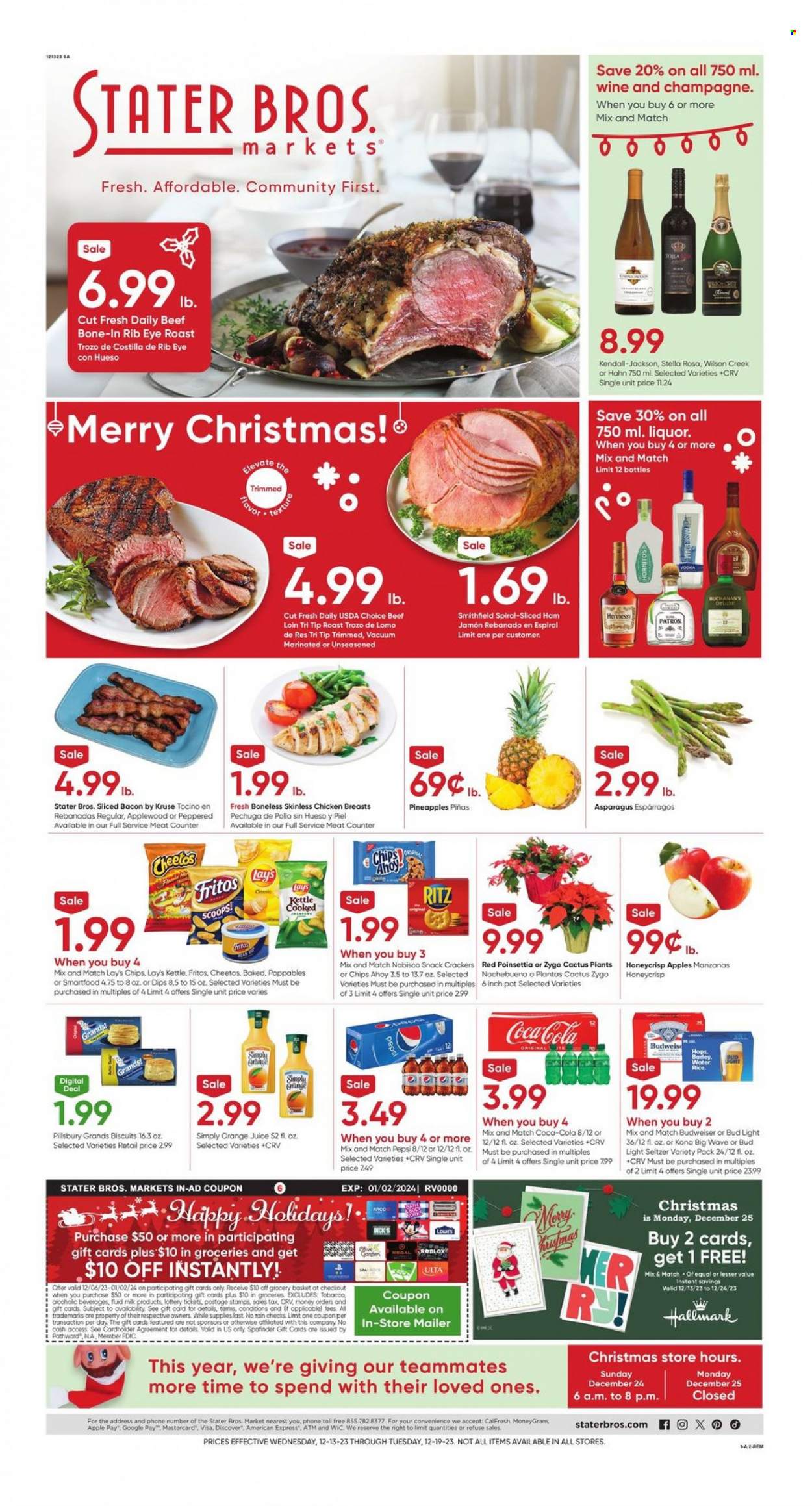 Stater Bros. ad - 12/13/2023 - 12/19/2023. Page 1