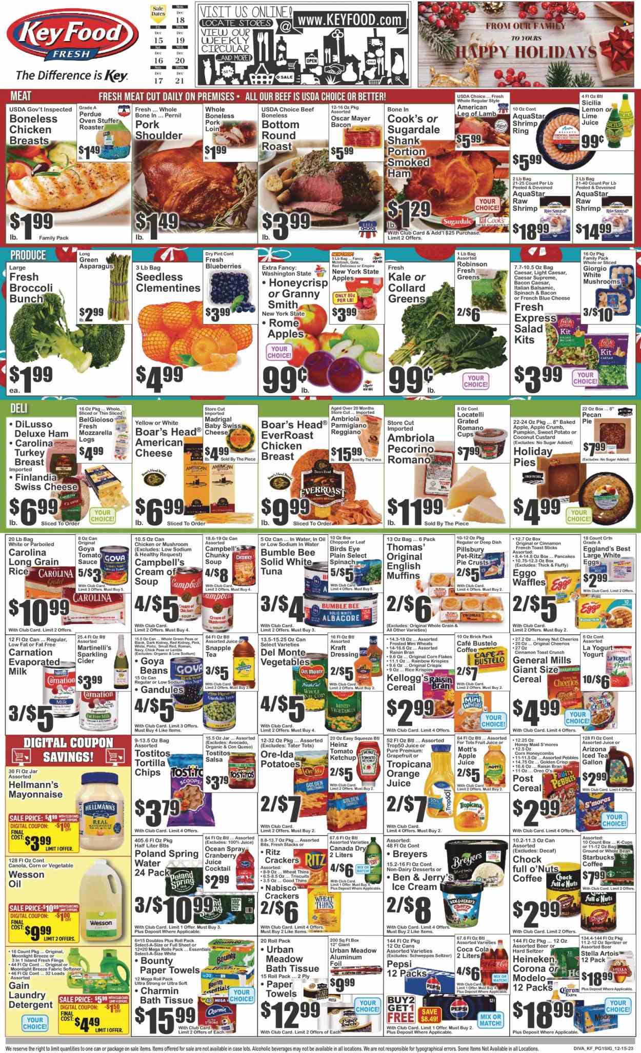 Key Food ad - 12/15/2023 - 12/21/2023. Page 1