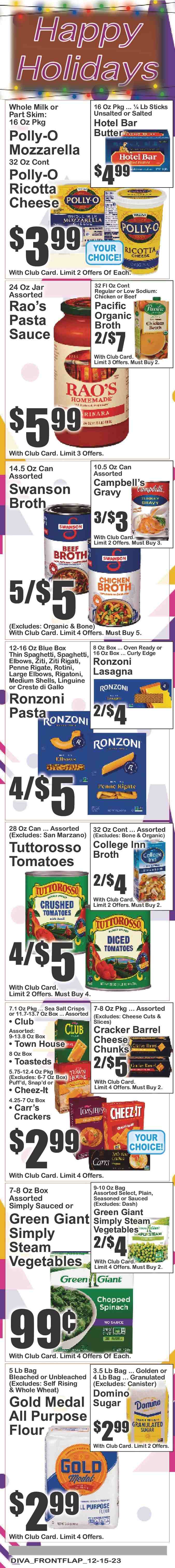 Key Food ad - 12/15/2023 - 12/21/2023. Page 9