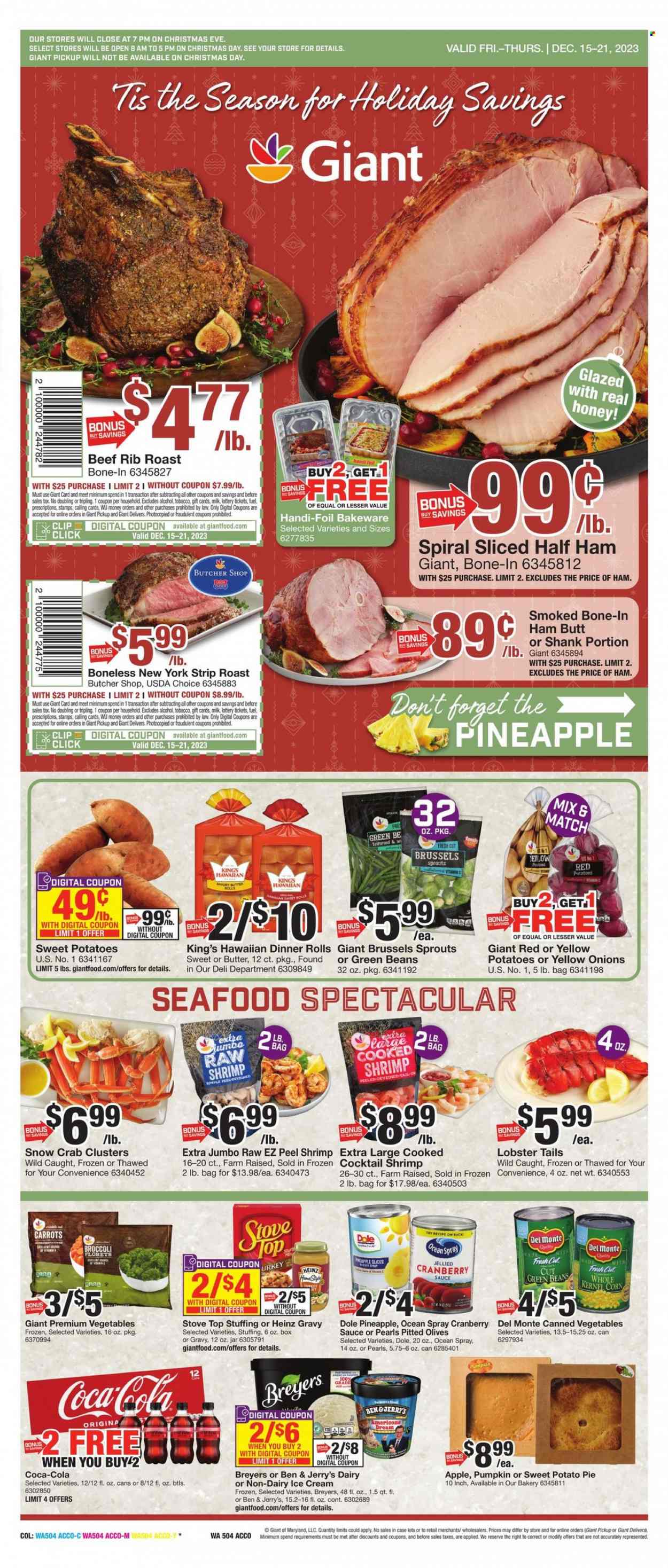 Giant Food ad - 12/15/2023 - 12/21/2023. Page 1