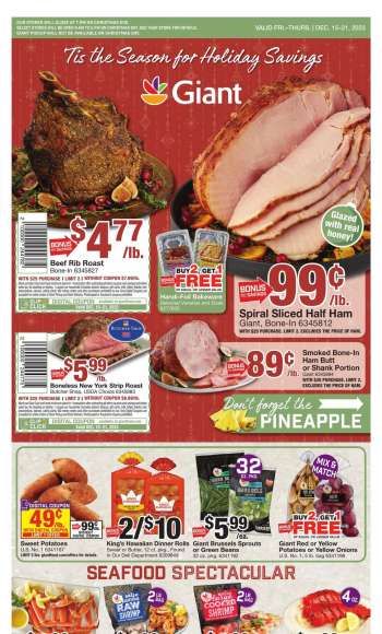 Giant Food Flyer - 12/15/2023 - 12/21/2023.