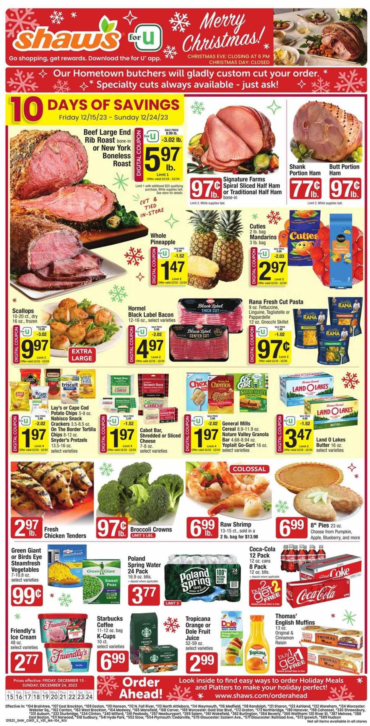 Shaw’s ad - 12/15/2023 - 12/24/2023. Page 1