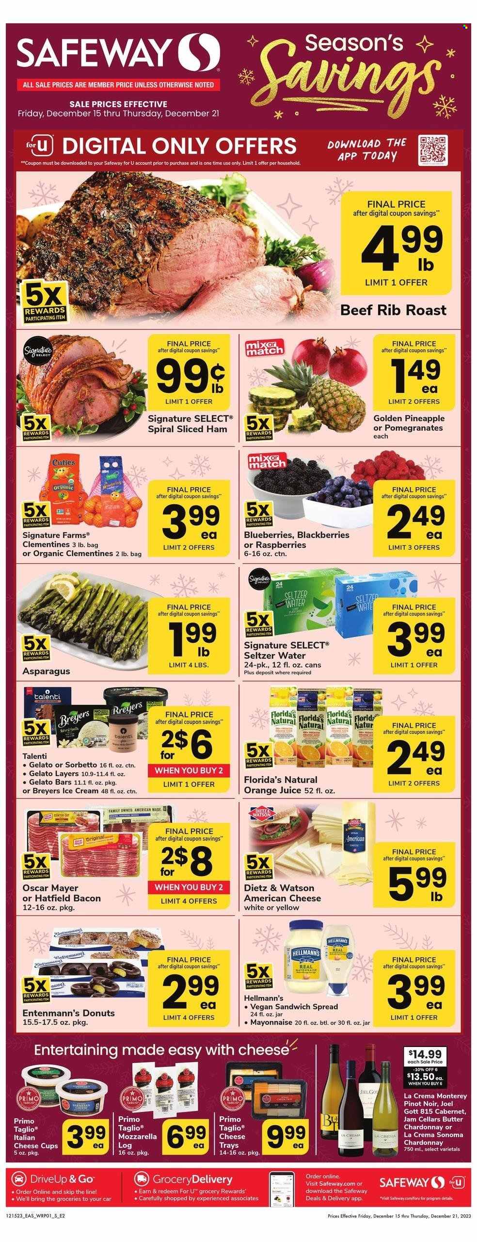 Safeway ad - 12/15/2023 - 12/21/2023. Page 1