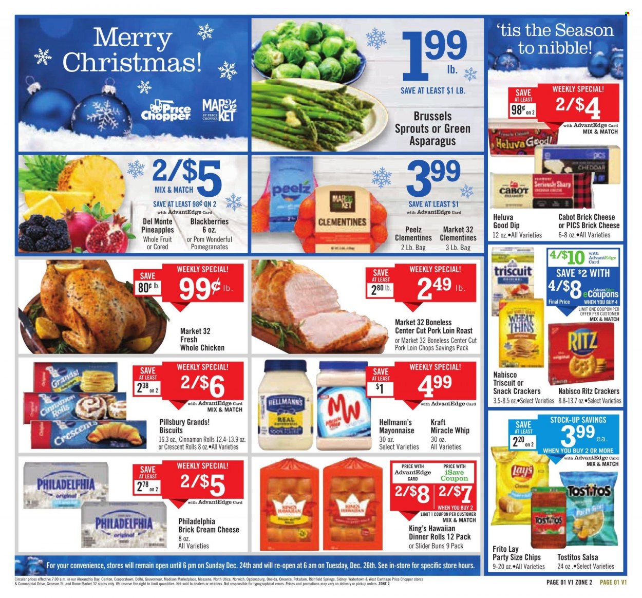 Price Chopper ad - 12/17/2023 - 12/23/2023. Page 1