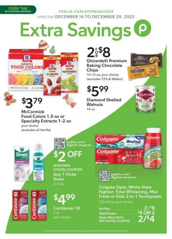 Publix Flyer - 12/16/2023 - 12/29/2023.