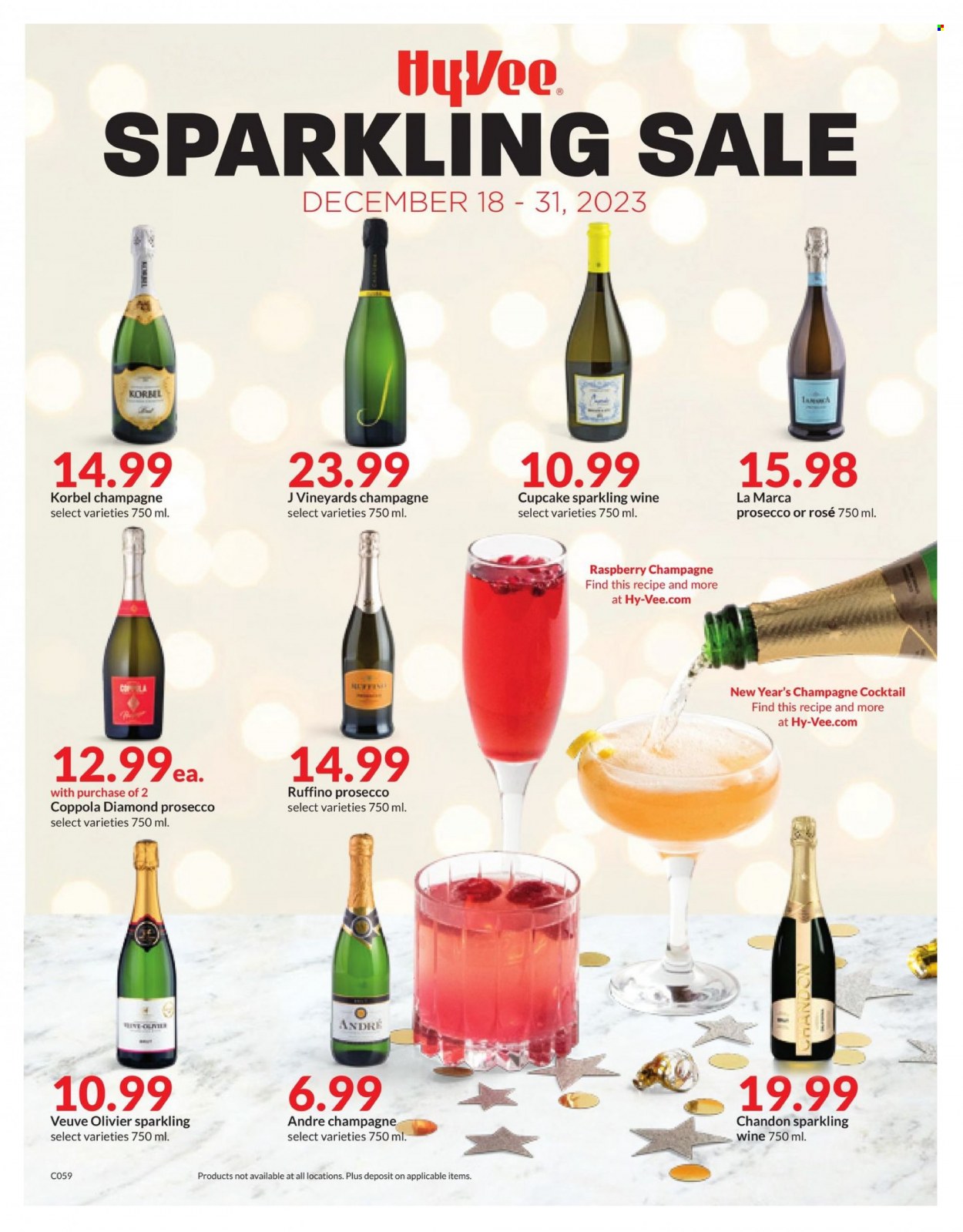 Hy-Vee ad - 12/18/2023 - 12/31/2023. Page 1