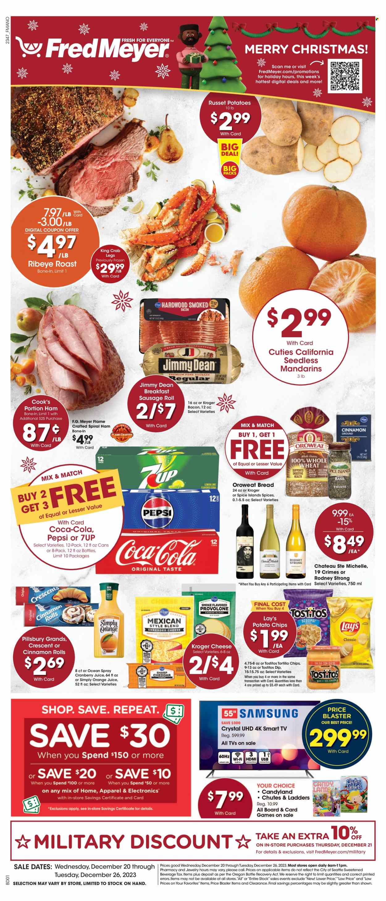Fred Meyer ad - 12/20/2023 - 12/26/2023. Page 1