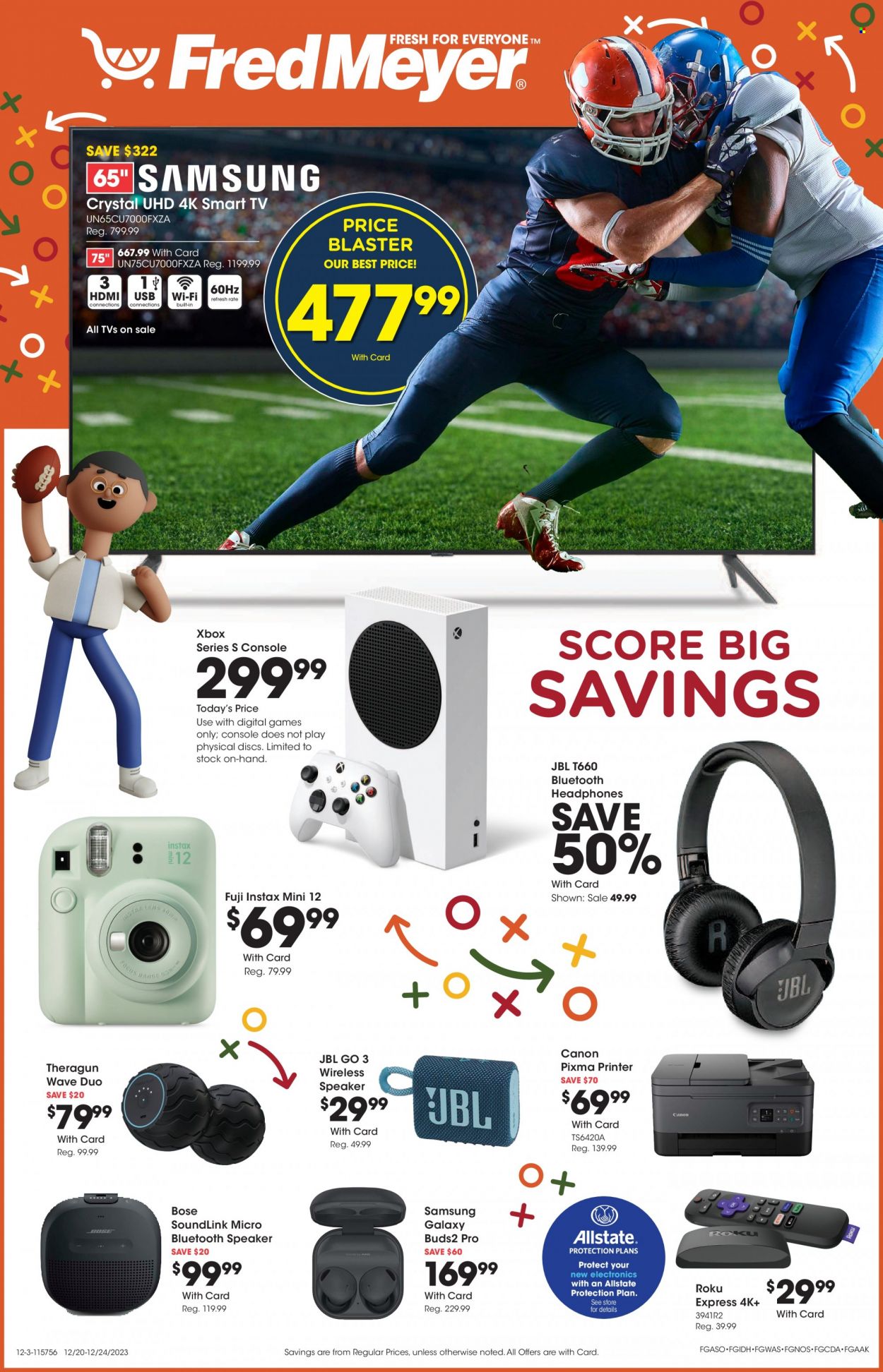 Fred Meyer ad - 12/20/2023 - 12/24/2023. Page 1