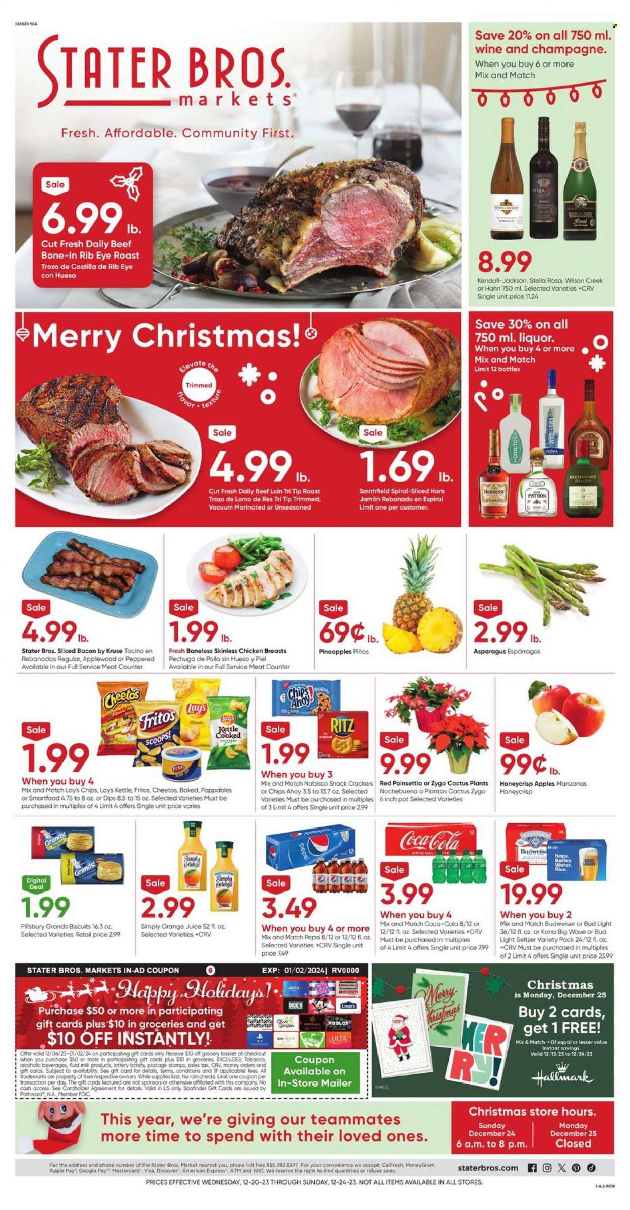 Stater Bros. ad - 12/20/2023 - 12/24/2023. Page 1