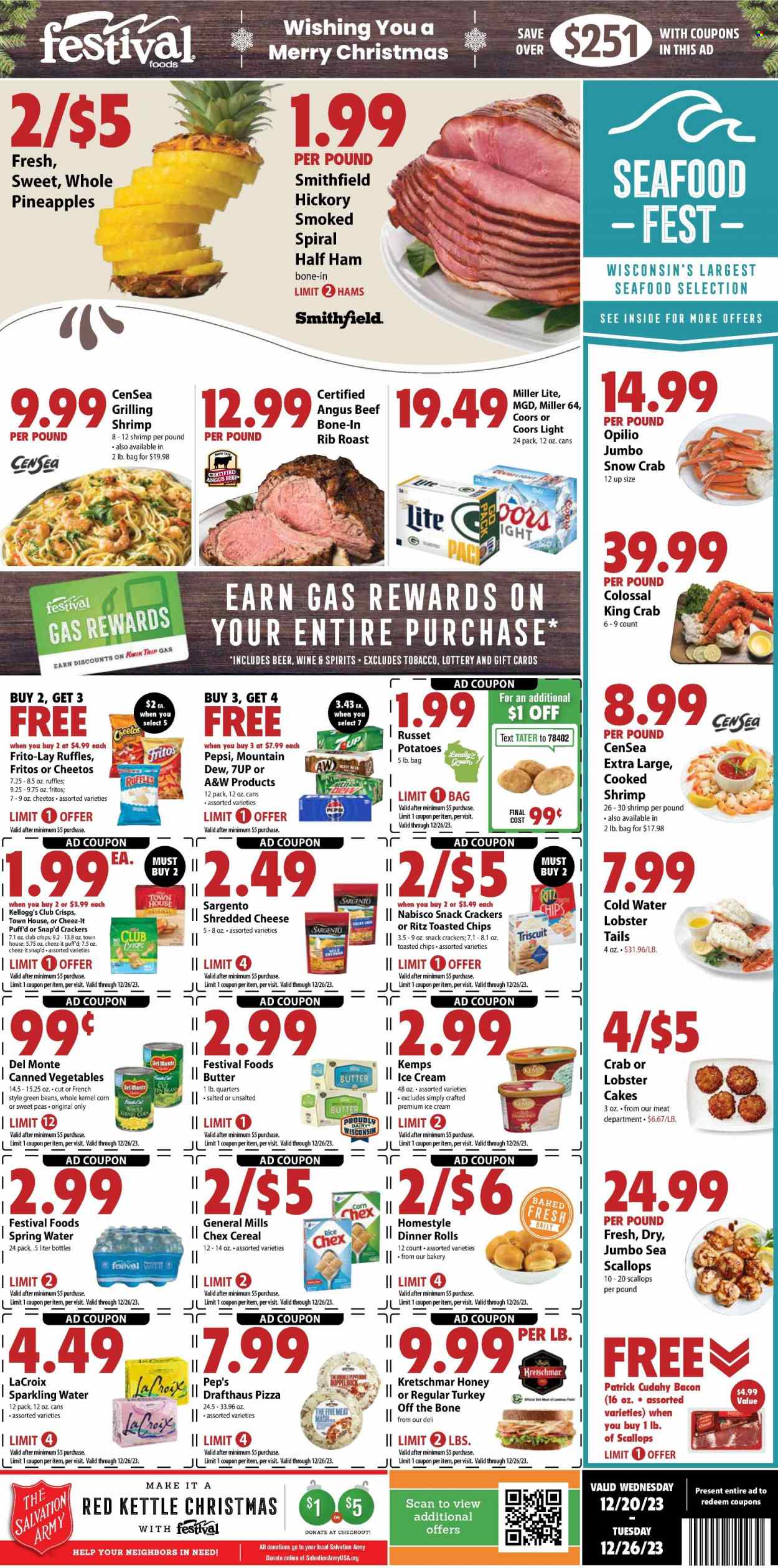 Festival Foods ad - 12/20/2023 - 12/26/2023. Page 1