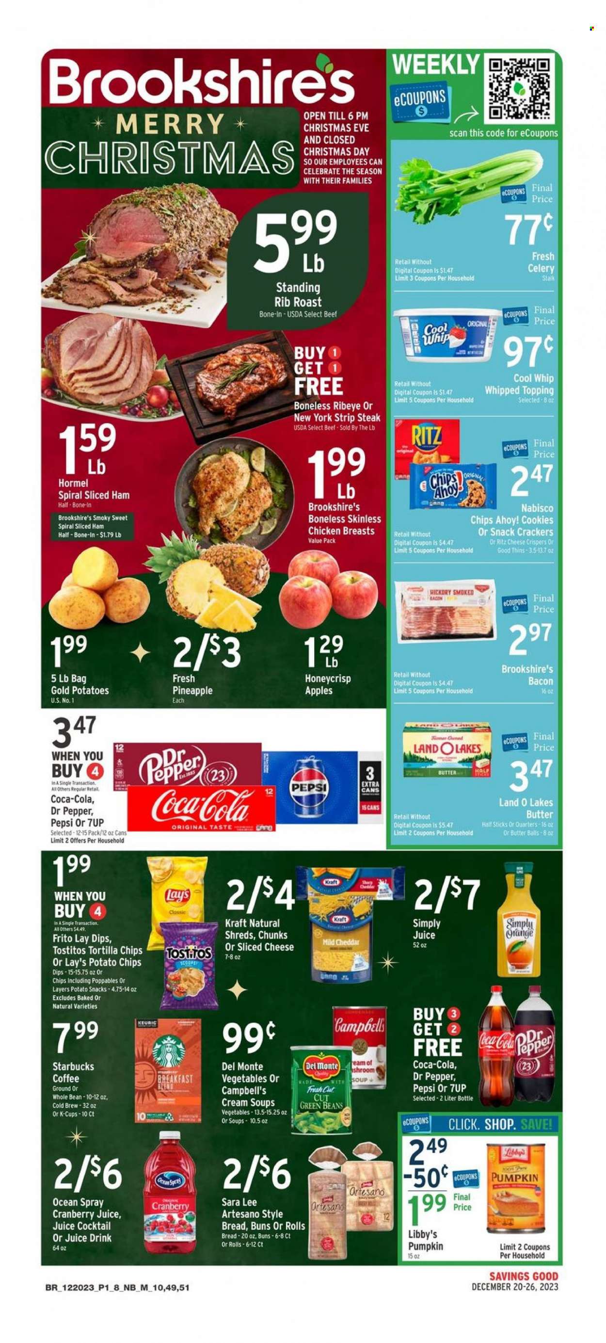 Brookshires ad - 12/20/2023 - 12/26/2023. Page 1