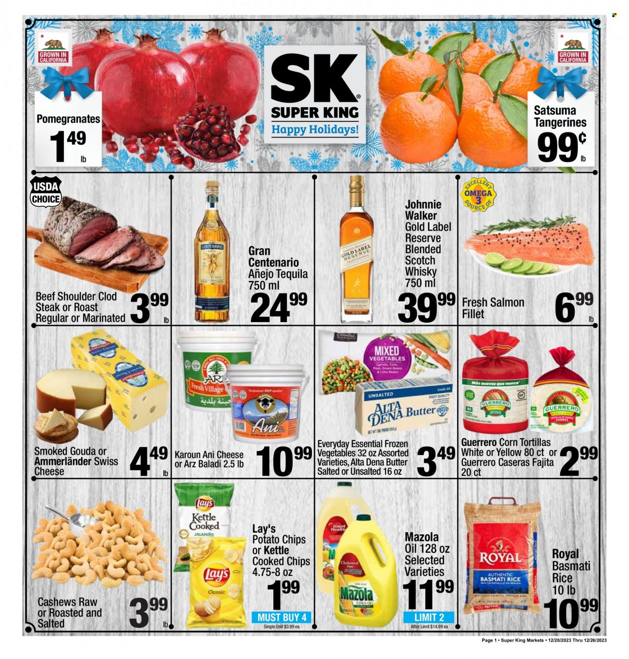 Super King Markets ad - 12/20/2023 - 12/26/2023. Page 1