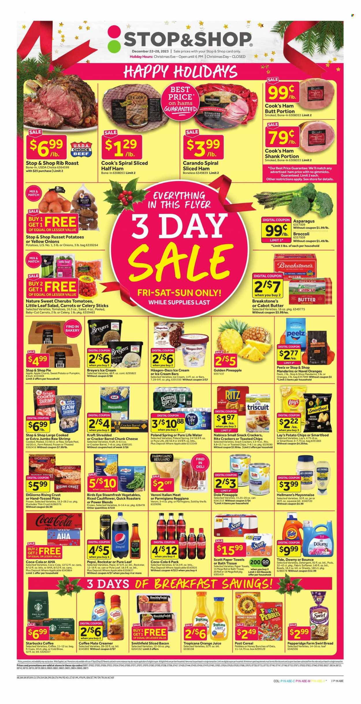 Stop & Shop ad - 12/22/2023 - 12/28/2023. Page 1