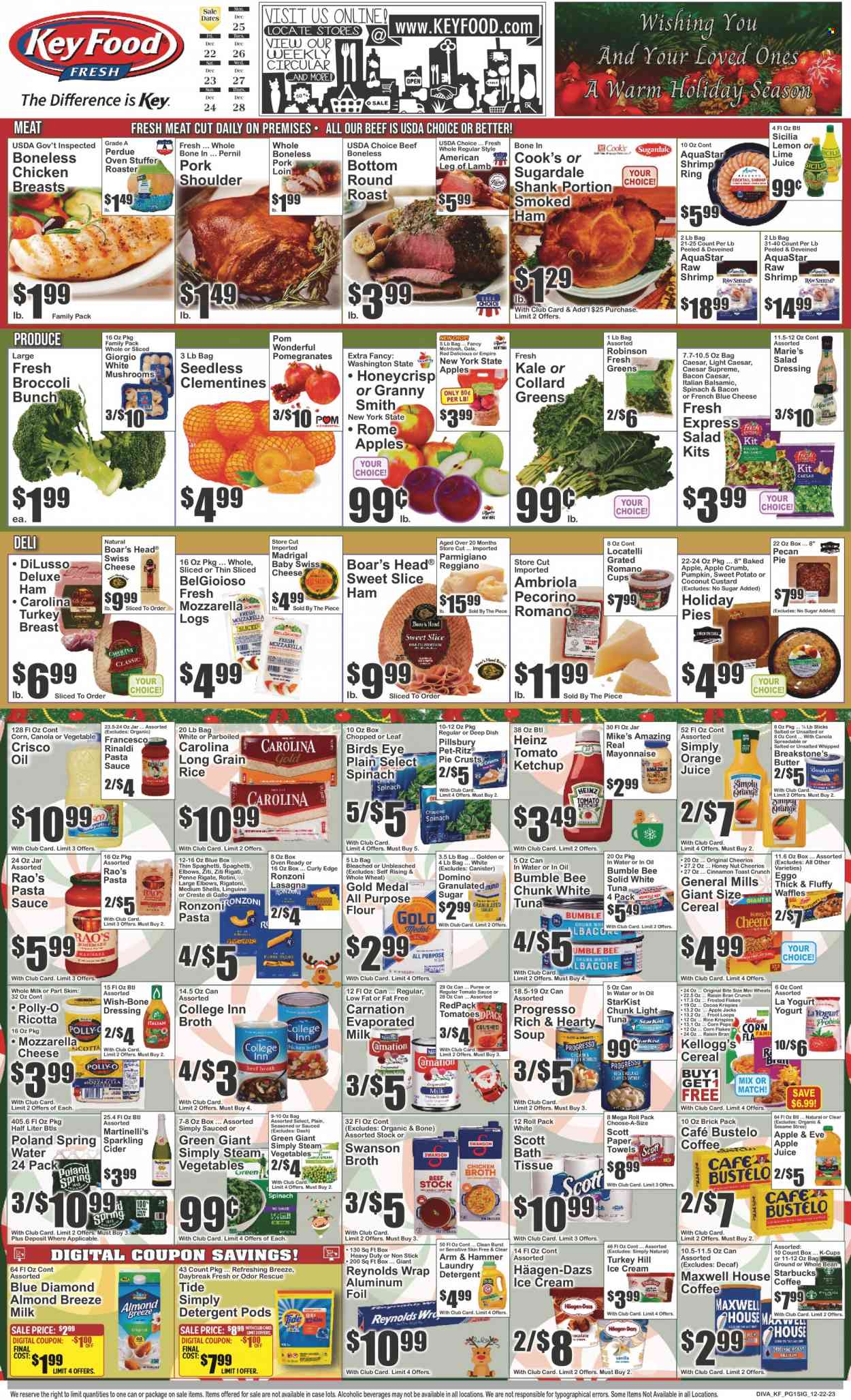 Key Food ad - 12/22/2023 - 12/28/2023. Page 1