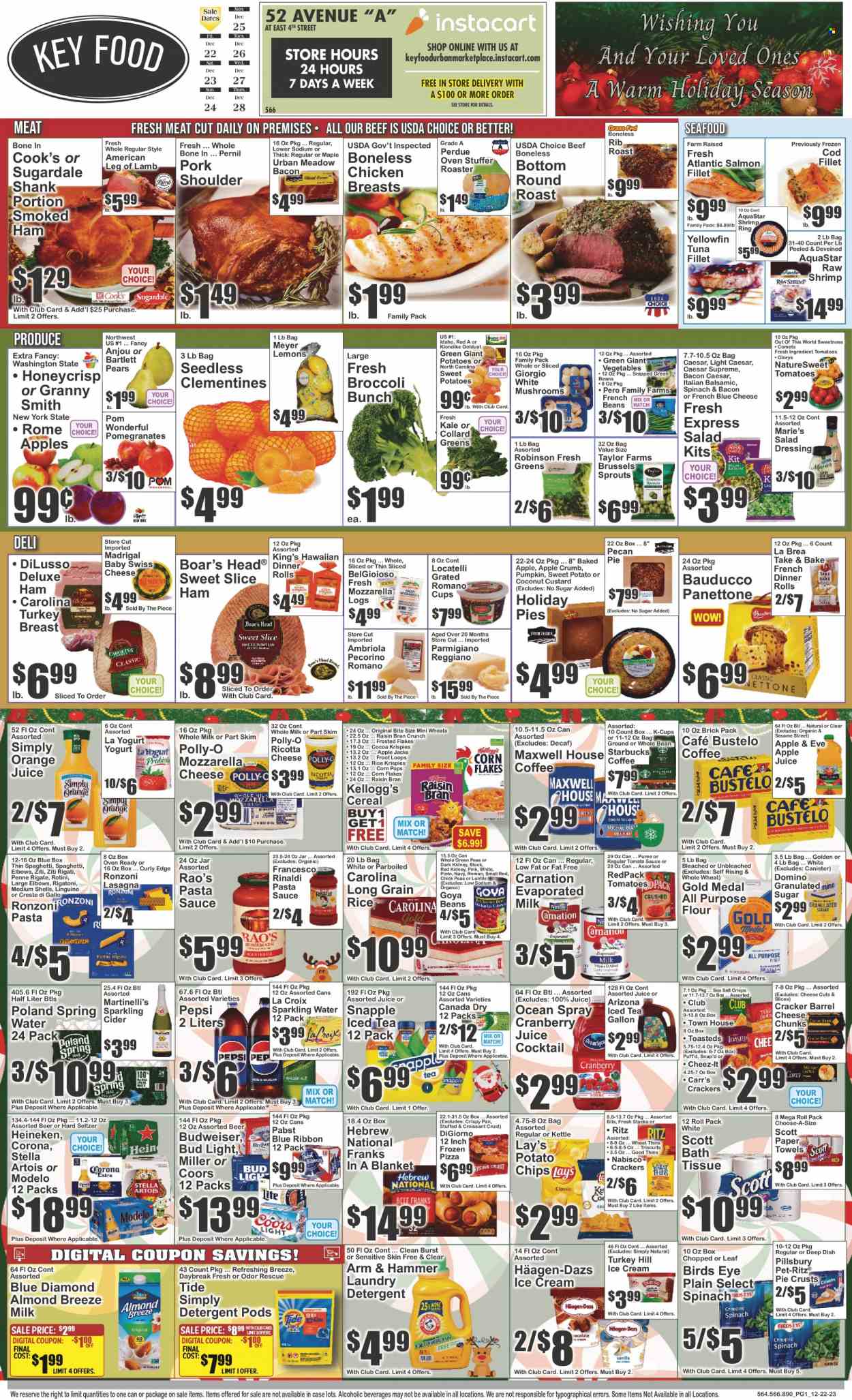 Key Food ad - 12/22/2023 - 12/28/2023. Page 1