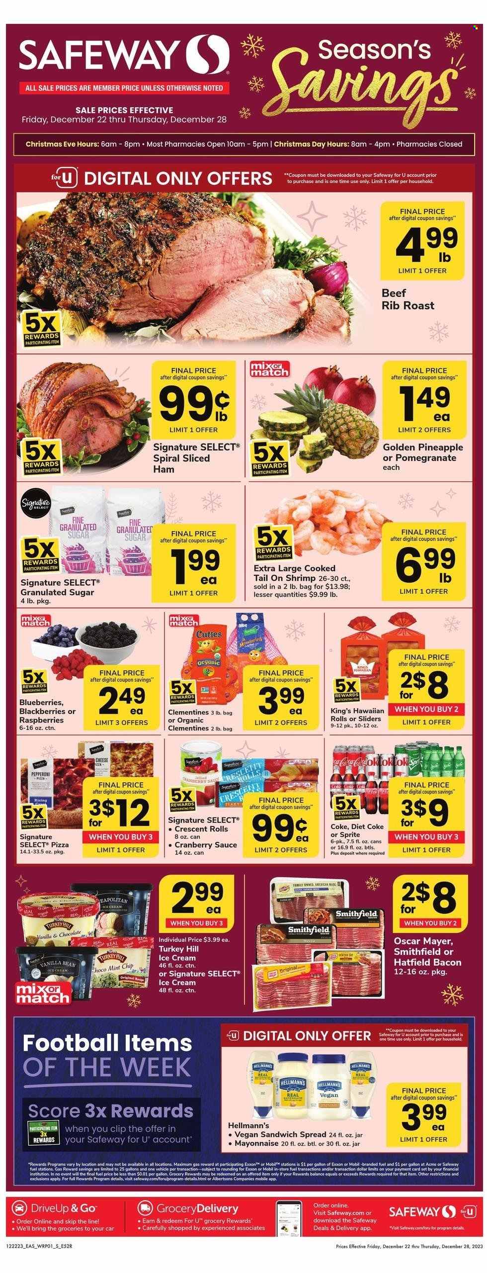 Safeway ad - 12/22/2023 - 12/28/2023. Page 1