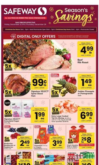 Safeway Flyer - 12/22/2023 - 12/28/2023.