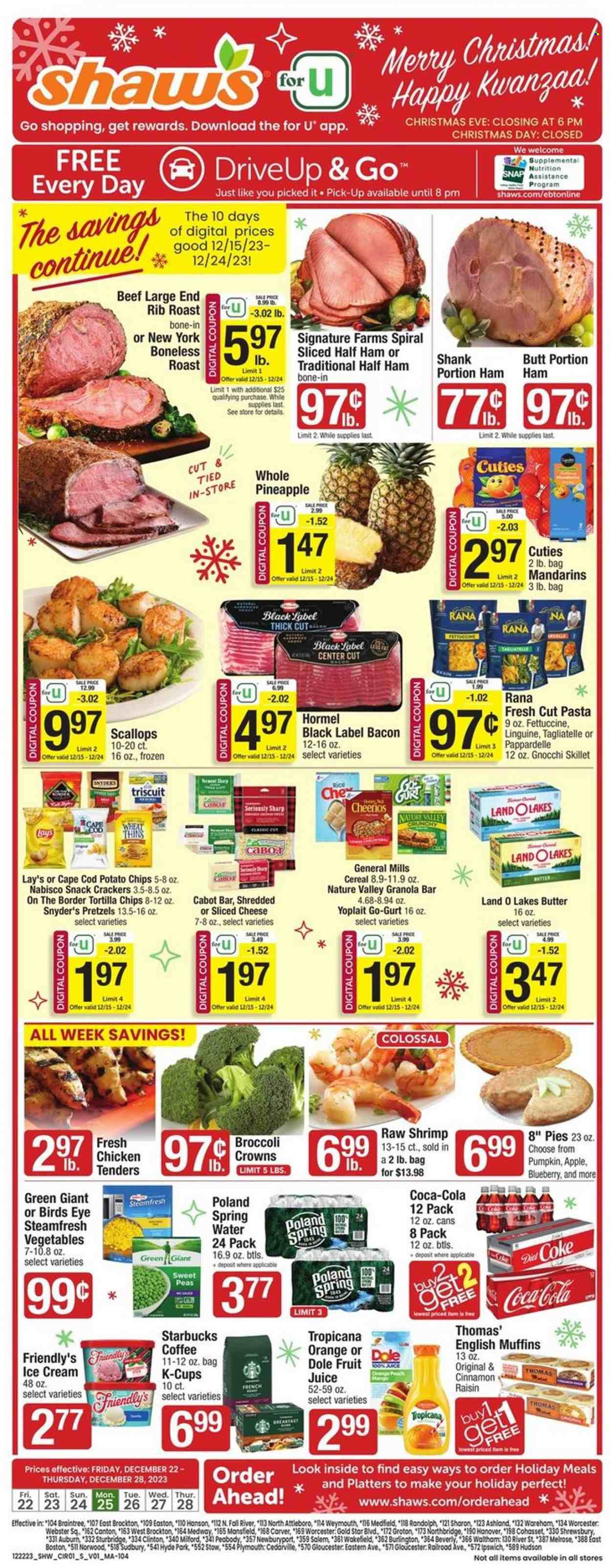 Shaw’s ad - 12/22/2023 - 12/28/2023. Page 1