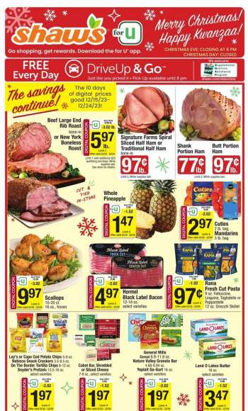 Shaw’s Flyer - 12/22/2023 - 12/28/2023.