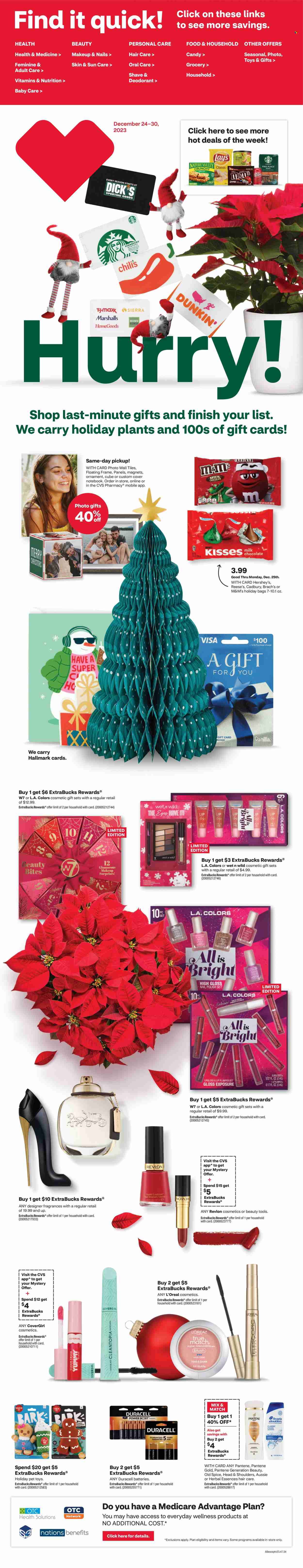 CVS Pharmacy ad - 12/24/2023 - 12/30/2023. Page 1