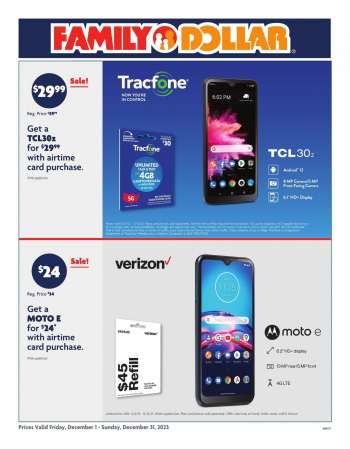 Family Dollar Flyer - 12/01/2023 - 12/31/2023.