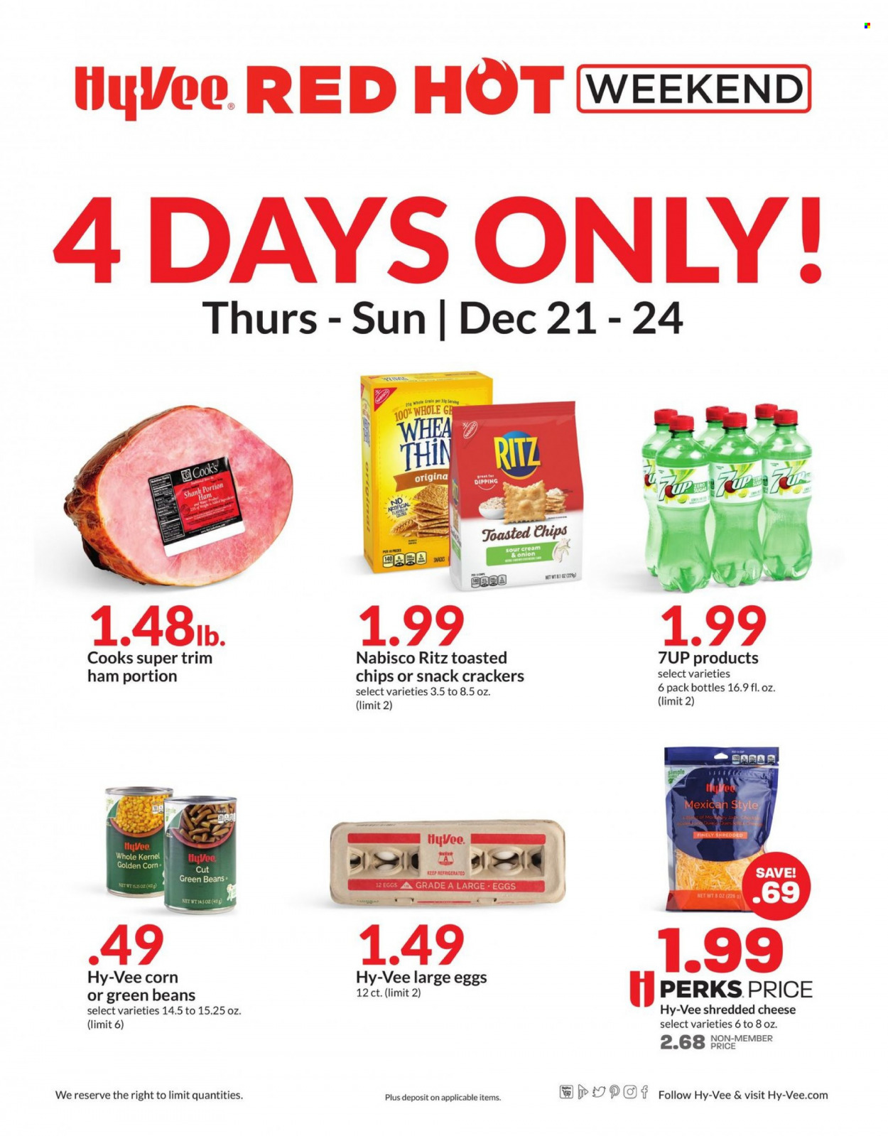Hy-Vee ad - 12/21/2023 - 12/24/2023. Page 1