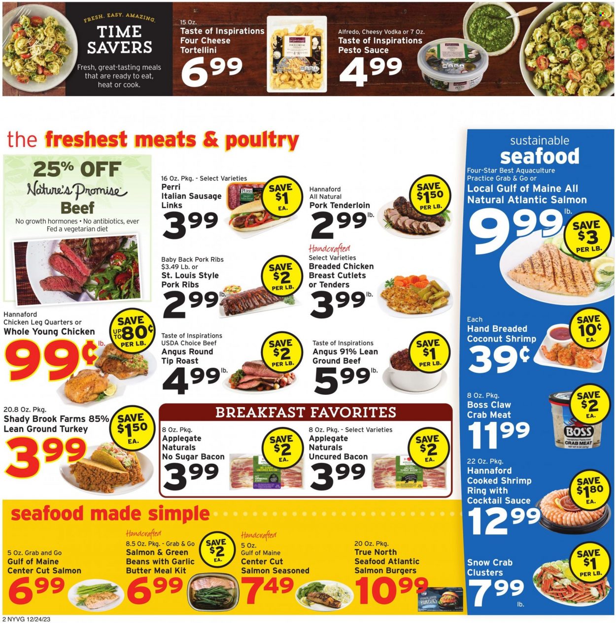Hannaford ad - 12/24/2023 - 12/30/2023. Page 2