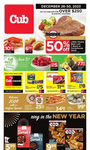 Cub Foods Flyer - 12/26/2023 - 12/30/2023.